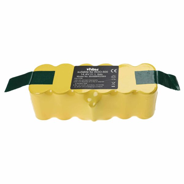 Bateria vhbw para iRobot 1500mAh 14.4V NiMH (compatível 80501e, 80601, 11702, 68939, 80501, 855714, 4419696)