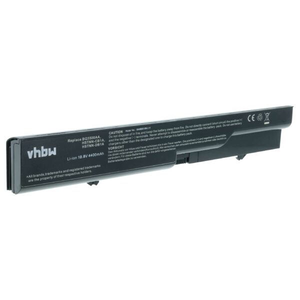 Bateria para Portátil vhbw compatível com HP 587706-751 (4400 mAh, 11.1 V)