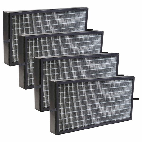 4x Filtro HEPA para Humidificador Kärcher AF 100 - Carvão Ativado vhbw