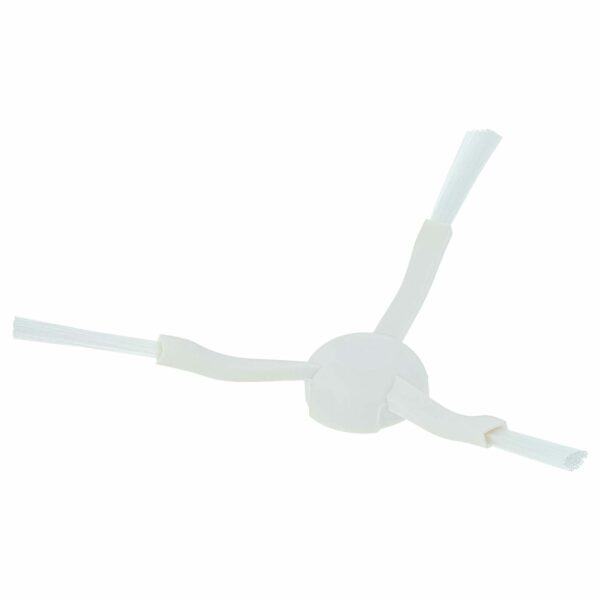 Escova lateral compatível com Dreame, Xiaomi Mijia 1C e robôs aspiradores - 3 braços, branca