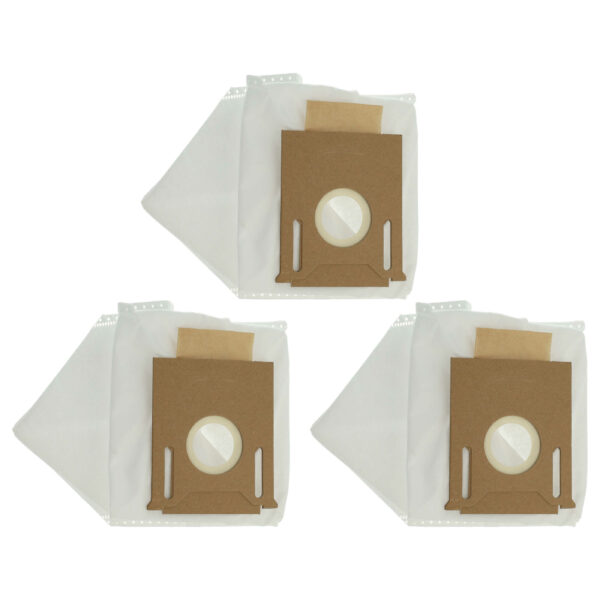 Conjunto de 3 Sacos para Aspirador Ecovacs Deebot Ozmo T8, T9, T8 Aivi, T8 Aivi+ - Microfleece vhbw