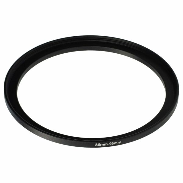Anel Adaptador Step-Up 86 mm para 95 mm para Objetivas de Câmara - Filtro Adapter