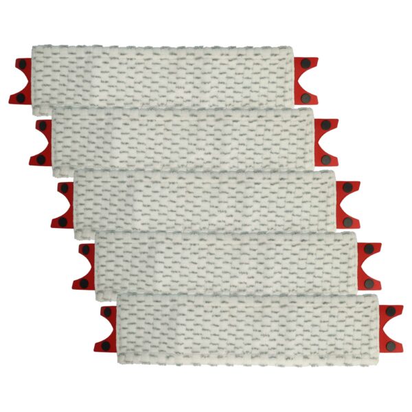 Pack com 5 Panos de Microfibra para Mopa Vileda - Compatível com Modelos 161036 e 4023103212237