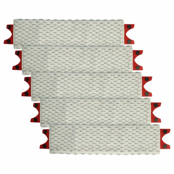 Pack com 5 Panos de Microfibra para Mopa Vileda - Compatível com Modelos 161036 e 4023103212237