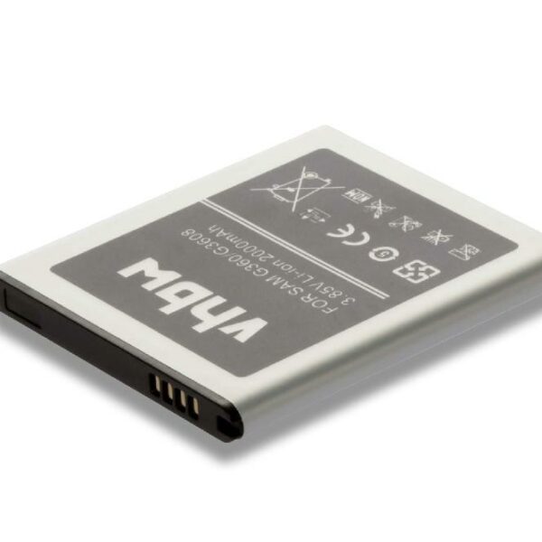 Bateria vhbw para Samsung EB-BG360CBC, EB-BG360CBE, EB-BG360BBE - 2000 mAh 3.85 V Li-Ion