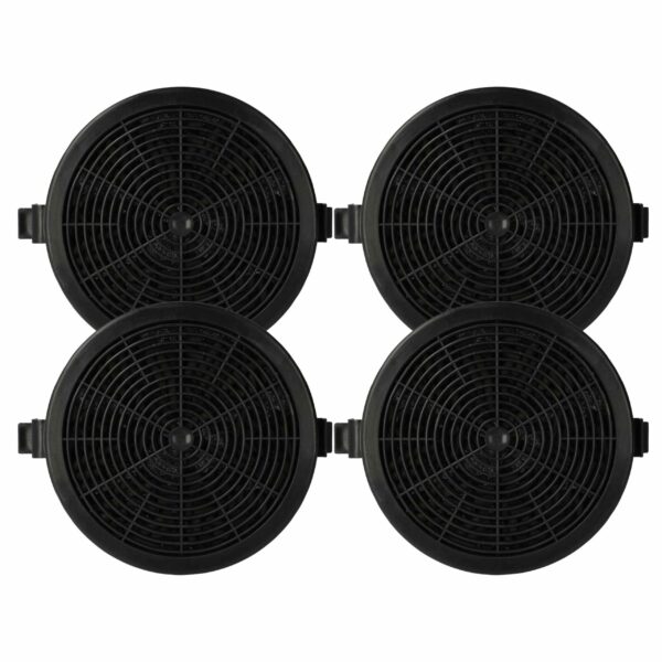 4x Filtro de Carvão Ativado para Coifa Klarstein 10035567 - 11.2 cm vhbw