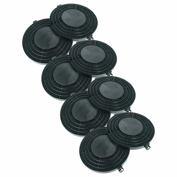 Filtro de Carvão Ativado vhbw para Exaustor IKEA 604.019.57 Nyttig FIL 900 - Pack 8 Unidades