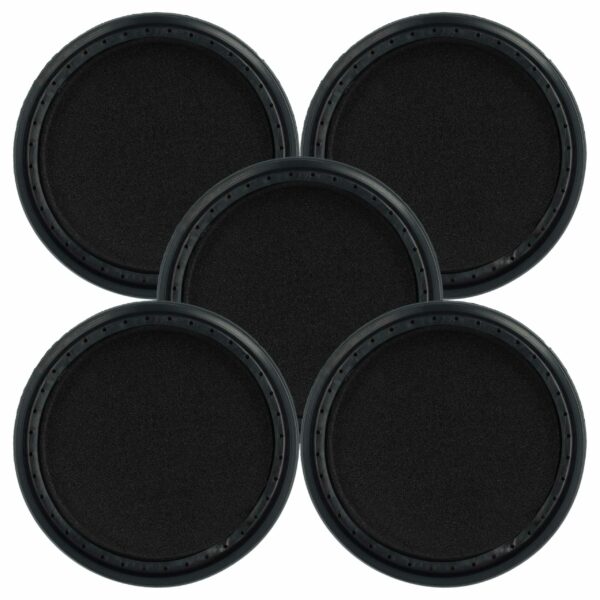 5x Filtro de Motor para Aspirador Arnica BF 84, 10,9 x 10,9 cm - vhbw