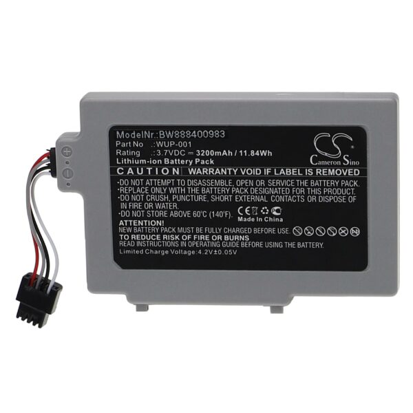 Bateria vhbw para Comando Nintendo WUP-001 - 3200 mAh 3.7 V Li-Ion