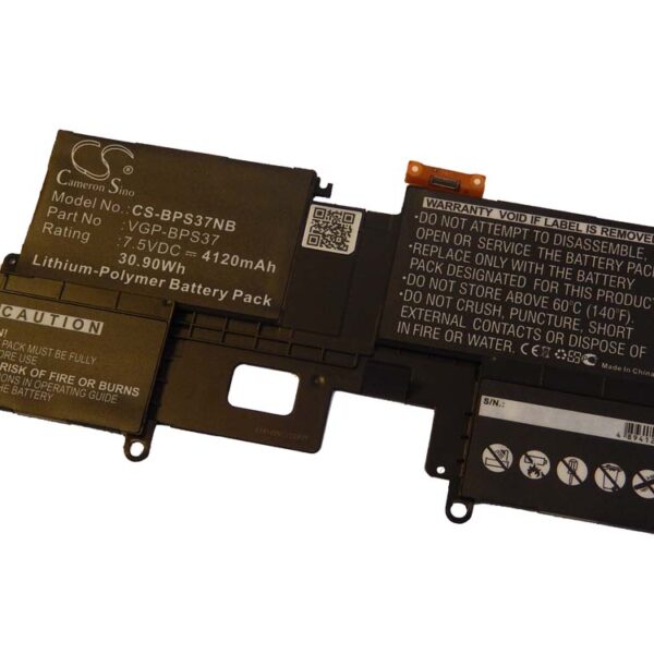 Bateria para Portátil vhbw para Sony VGP-BPS37 / VGP-BPSE38 - 4120 mAh 7.5 V