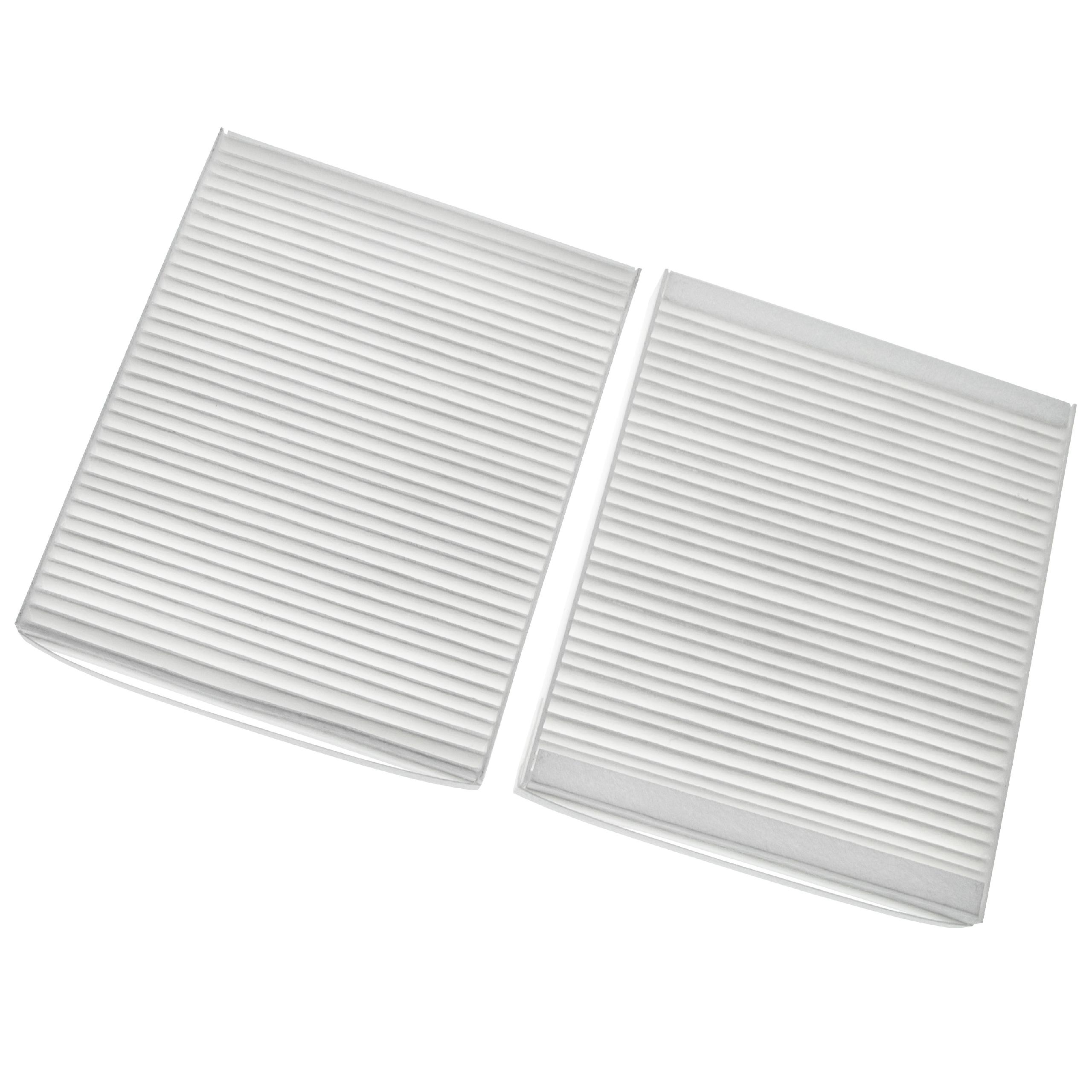Conjunto de 2 filtros vhbw F7 para ventilador Lunos Nexxt (1x exaustão, 1x admissão)