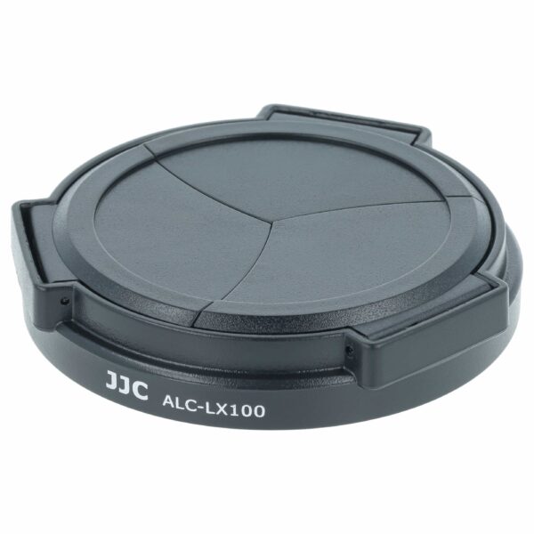 Tampa de Objetiva Automática compatível com ALC-LX100 para Câmaras Leica - Plástico, Preto