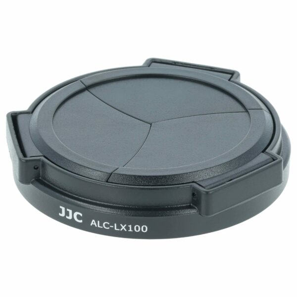 Tampa de Objetiva Automática compatível com ALC-LX100 para Câmaras Leica - Plástico, Preto