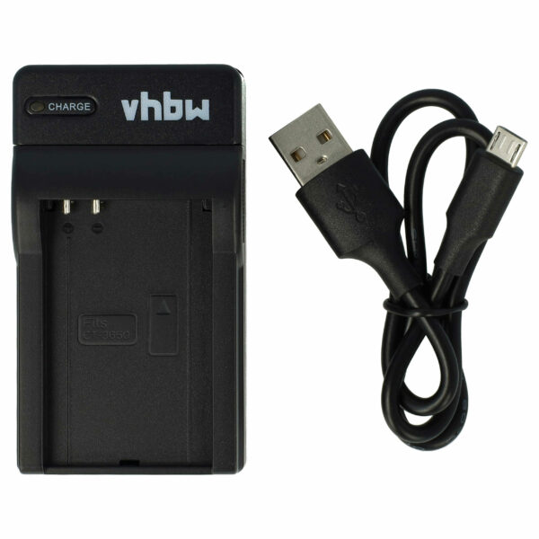 Carregador USB-C + Cabo USB-C vhbw para Câmaras Anycool, Vodafone, Hyundai, Simvalley e outras