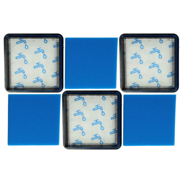 Conjunto de 3 Filtros para Aspirador Philips - Substituição 432200494471