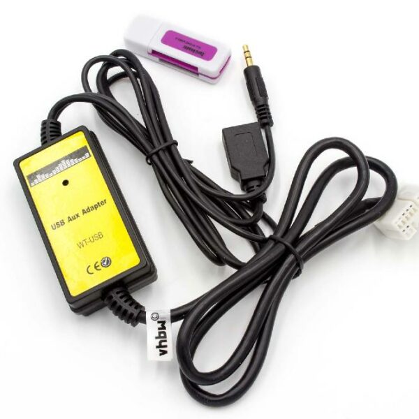 Cabo Adaptador AUX para Rádio Honda 2002-2011 - 150cm com USB