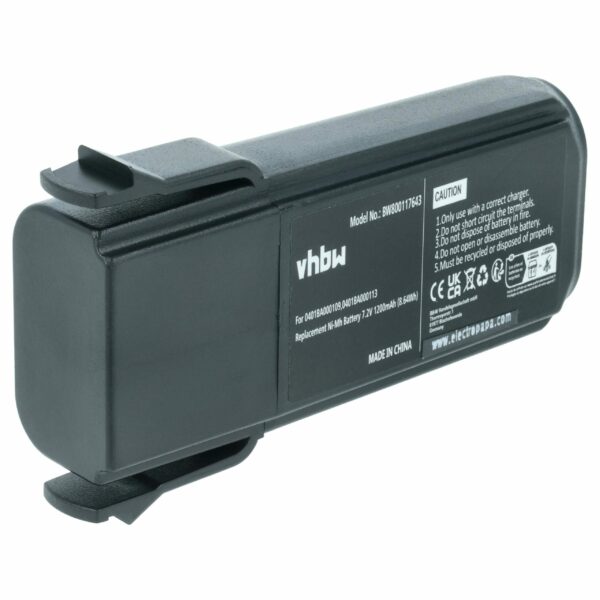 Bateria Recarregável vhbw para Comando Elca 0401BA000109, 0401BA000113 - 1200 mAh 7.2V NiMH