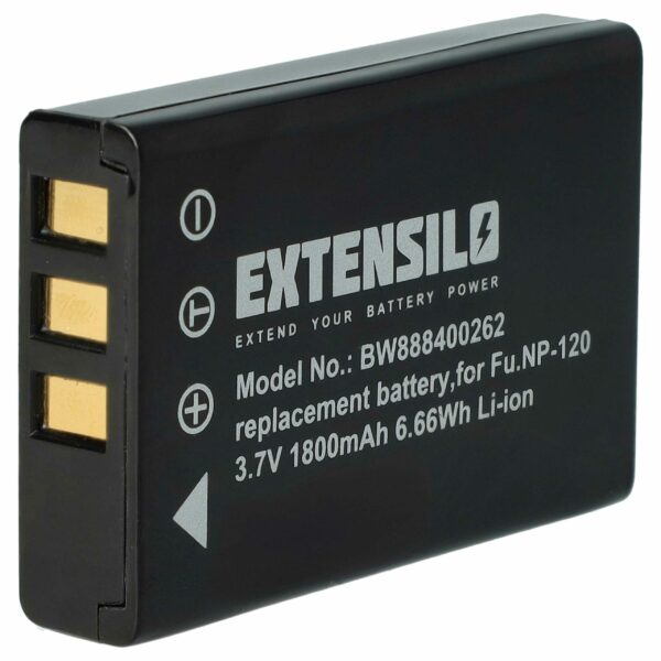 Bateria de substituição EXTENSILO para Aiptek ZPT-PM18 - 1800mAh, 3.7V, Li-Ion