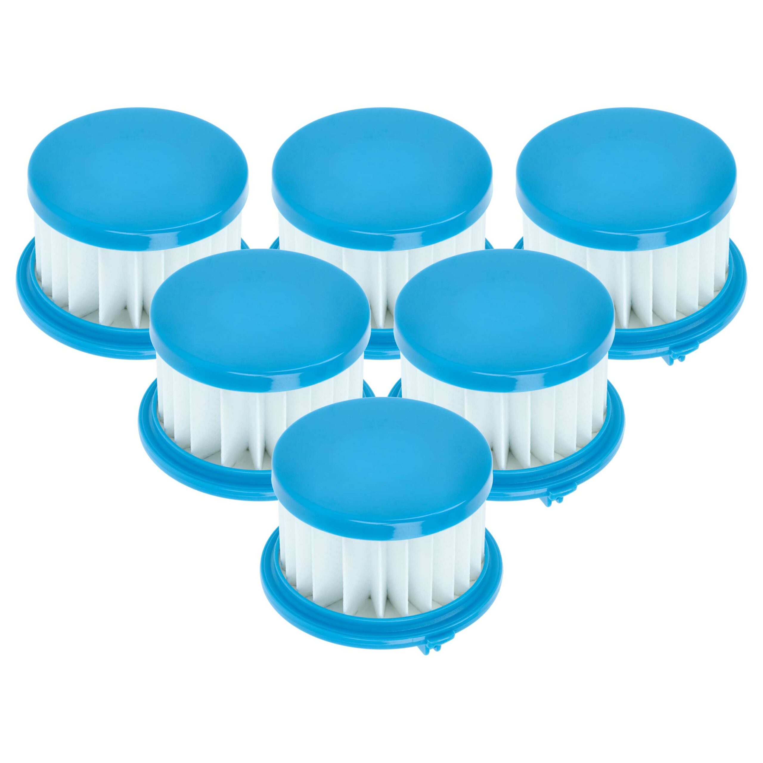 Pack 6x Filtros de Substituição vhbw Ryobi A32f02 - Classe H11 HEPA