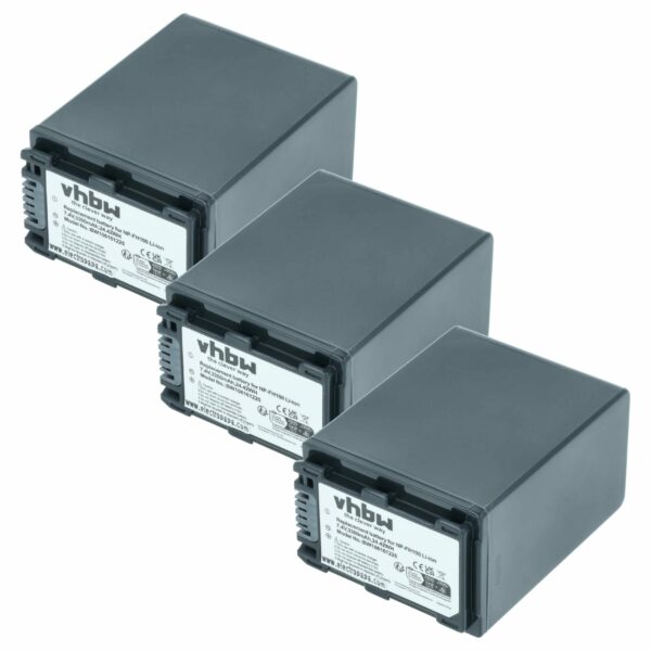Bateria vhbw para Câmaras Sony - 3300 mAh 7.4 V Li-Ion (NP-FH50, NP-FH100, NP-FH70, NP-FH40)