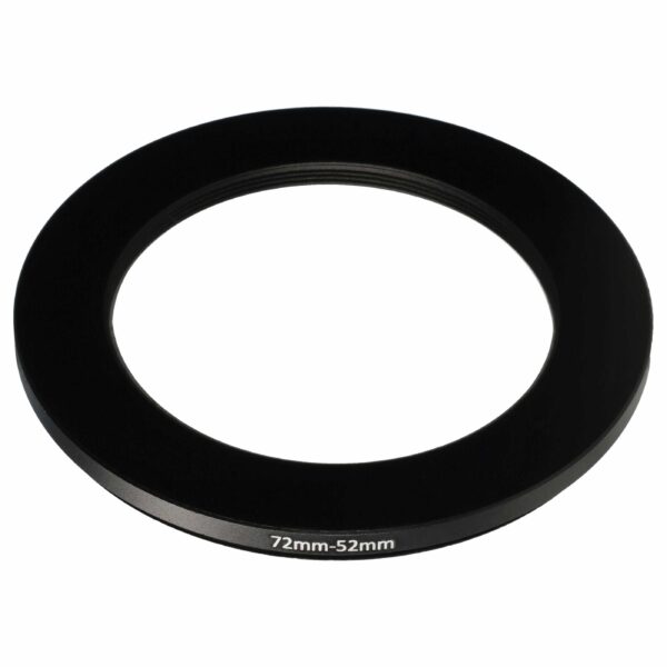 Anel Adaptador Redutor 72 mm para 52 mm vhbw para Objetivas de Câmara