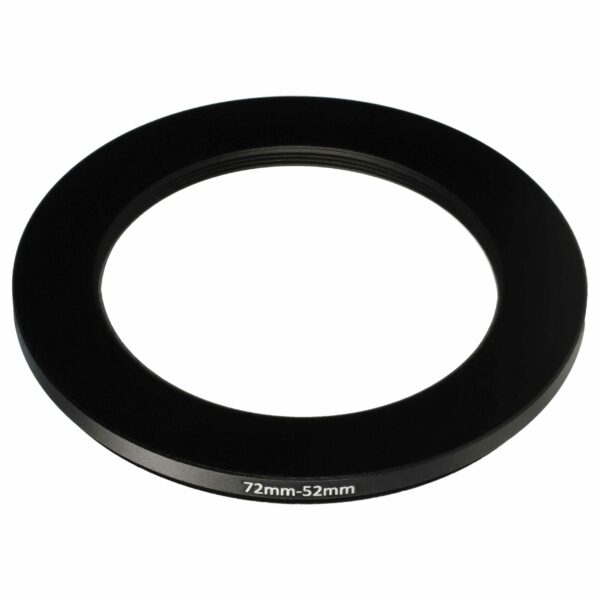 Anel Adaptador Redutor 72 mm para 52 mm vhbw para Objetivas de Câmara