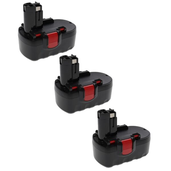 3x Baterias Extensilo NiMH 3300 mAh 18 V para Berbequim Bosch 1644, 3453, GSR 18 V