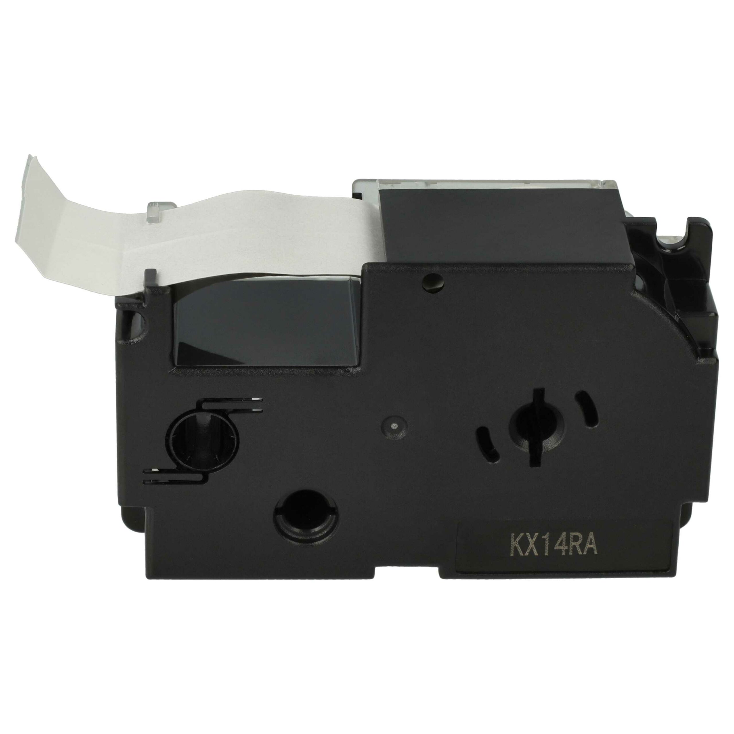 Fita de Etiquetas vhbw para Casio XR-24X, XR-24X1 - 24 mm, Preto sobre Transparente - Image 4