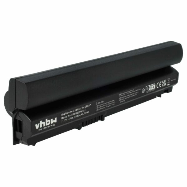 Bateria para Notebook Dell 09K6P, 312-1241, 312-1239, 11HYV, 0F7W7V - 6600 mAh 11.1 V Li-Ion