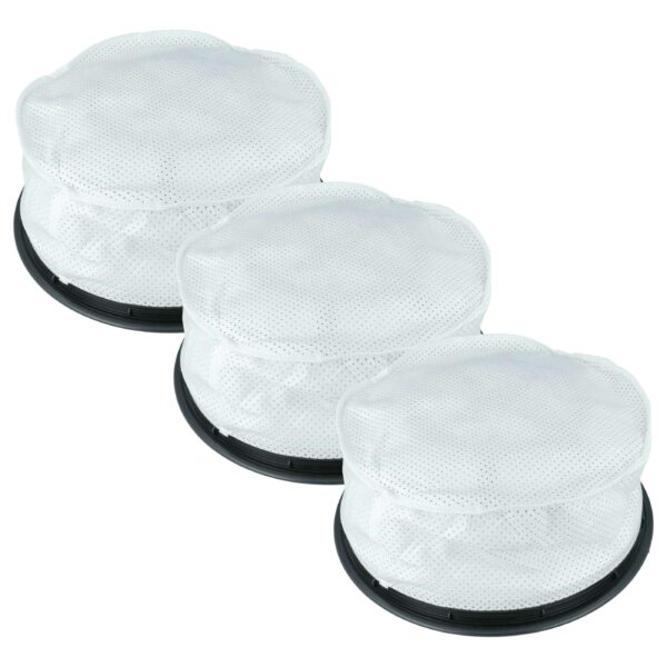 3x Filtro redondo de substituição para aspiradores Numatic 604165, 604115 - vhbw