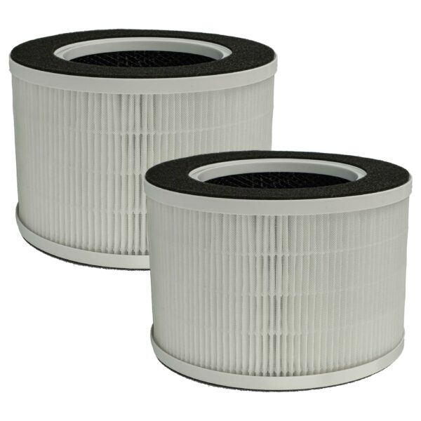 2x Filtros de Substituição para Medion 50065982 - Pré-filtro + HEPA + Carvão Ativado vhbw