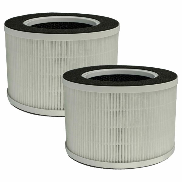 2x Filtros de Substituição para Medion 50065982 - Pré-filtro + HEPA + Carvão Ativado vhbw