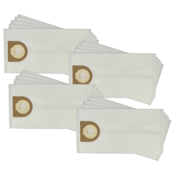 Pack 20x Sacos de Aspirador vhbw para Cleancraft 7010251 - Microfleece