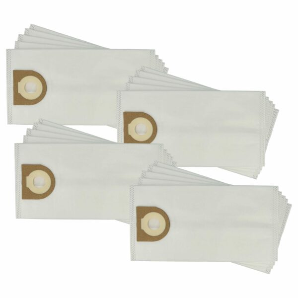 Pack 20x Sacos de Aspirador vhbw para Cleancraft 7010251 - Microfleece