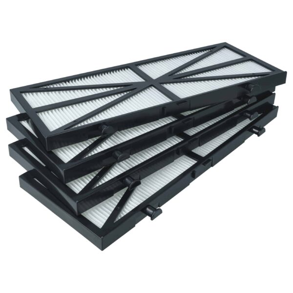 4x Filtros de Substituição para Aspirador Dolphin 9991425-ASSY - Filtro Fino 27.8 x 12.3 x 5.8 cm
