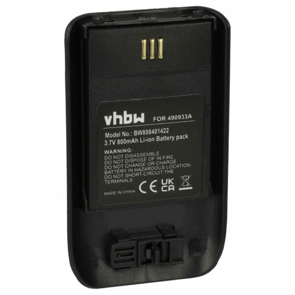 Bateria vhbw para Innovaphone, Mitel e Ascom (DECT) - 800 mAh 3.7V Li-Ion
