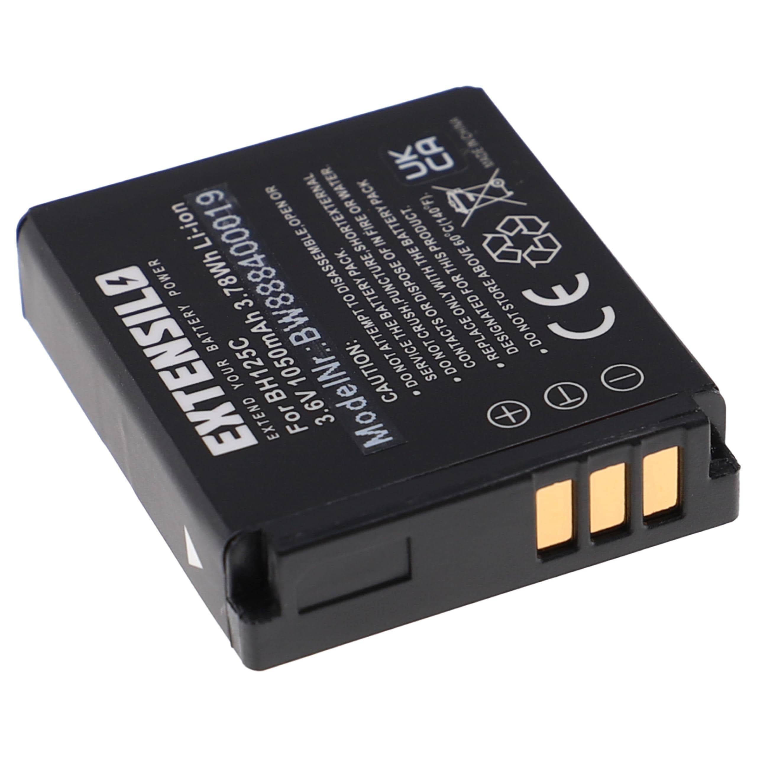 Bateria EXTENSILO para Kodak LB-080 - 1050mAh, 3.6V, Li-Ion (Blister com 2 unidades)