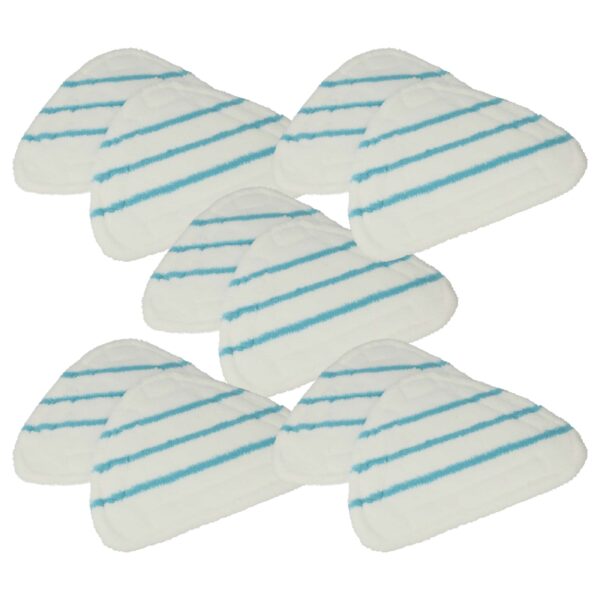 10x Almofadinhas de Mop para Limpador a Vapor Silvercrest, Parkside, Clean Maxx, Vileda e similares
