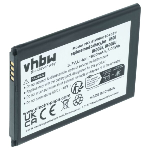 Bateria vhbw para Samsung B500BE, B500, B500BU - 1900 mAh 3.7 V Li-Ion