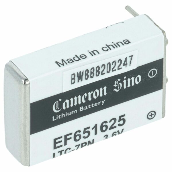 Bateria vhbw 750 mAh 3.6 V Li-SOCl2 com Conector de Soldadura