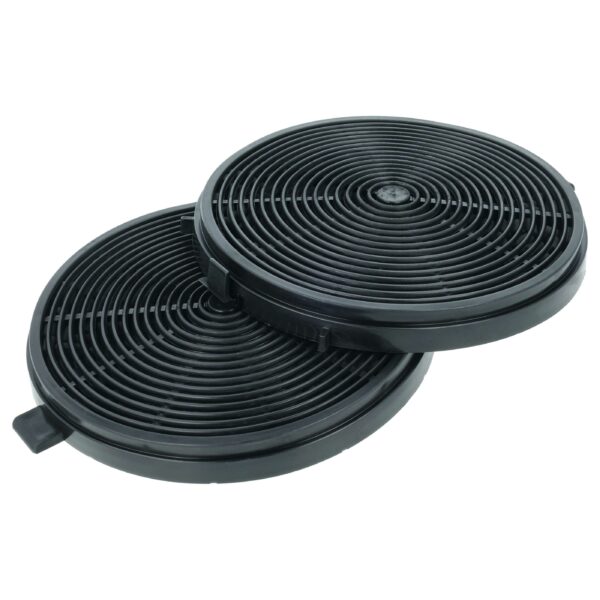 2x Filtro de Carvão Ativado Compatível com ATLAN 301030600017 para Coifa PKM - 11,8 cm