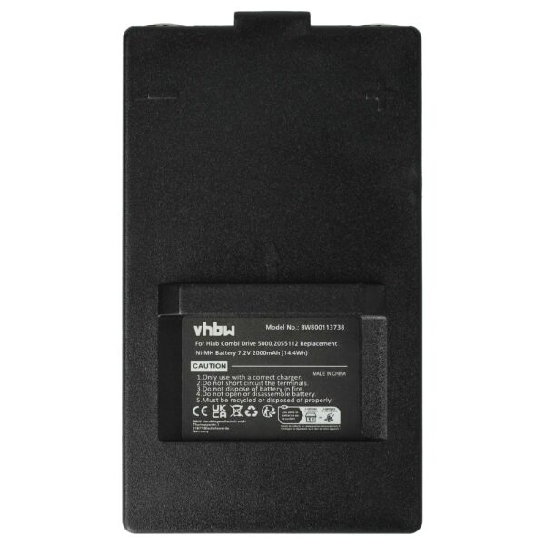 Bateria vhbw para Controlo Remoto Hiab / Olsberg 2000 mAh
