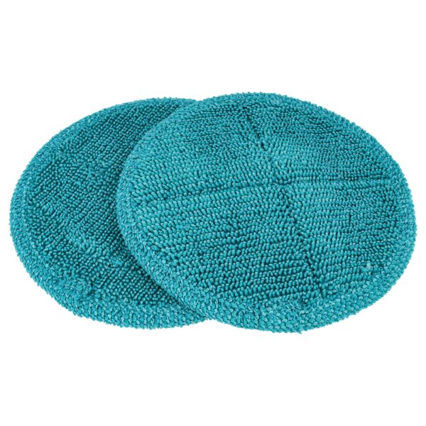 2x Mota de Esfregona vhbw para Clean Maxx 08934 - Poliéster / Poliamida, Turquesa
