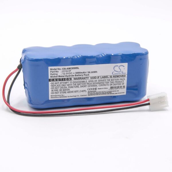 Bateria vhbw para AEMC 2118.57 - 3000 mAh 12 V NiMH