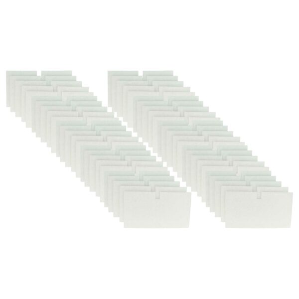 50x Filtro de Ar vhbw para Lunos Vent / ALD 36,5 - Branco