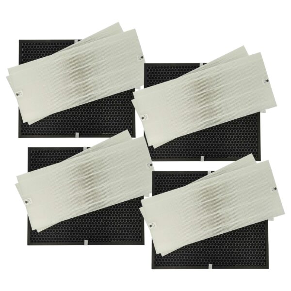 Conjunto de 8 Filtros vhbw para Purificador de Ar Winix 114290, 524540 - HEPA e Carvão Ativado