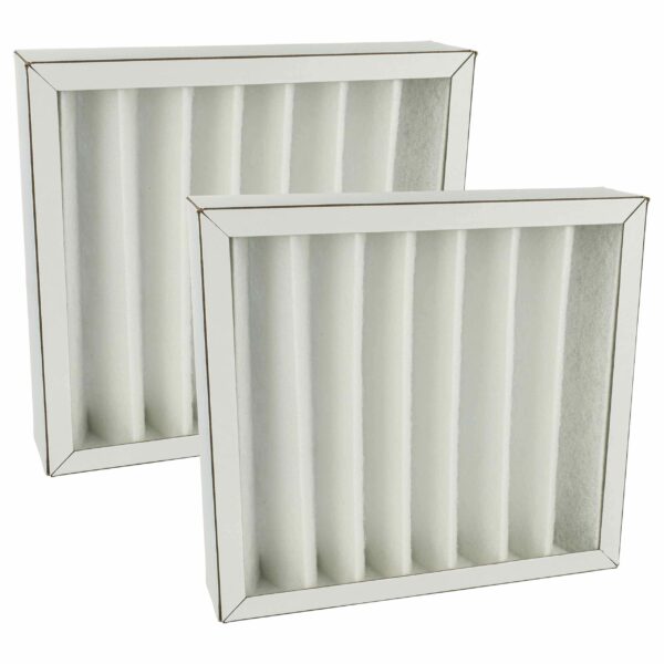2x Filtro de Ar Substitui Pluggit ADFG4F7-160 para Ventilação Pluggit - Classe G4, Branco