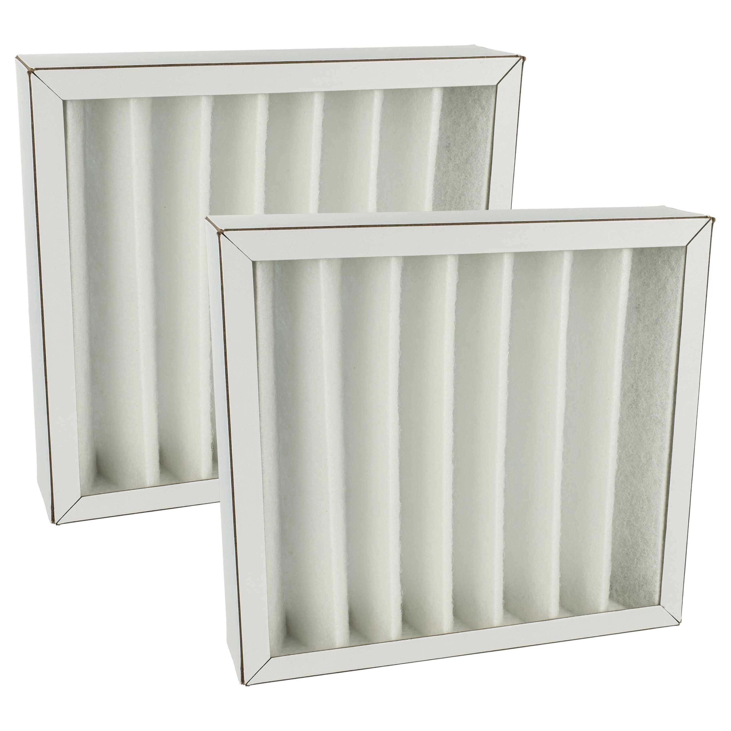 2x Filtro de Ar Substitui Pluggit ADFG4F7-160 para Ventilação Pluggit - Classe G4, Branco