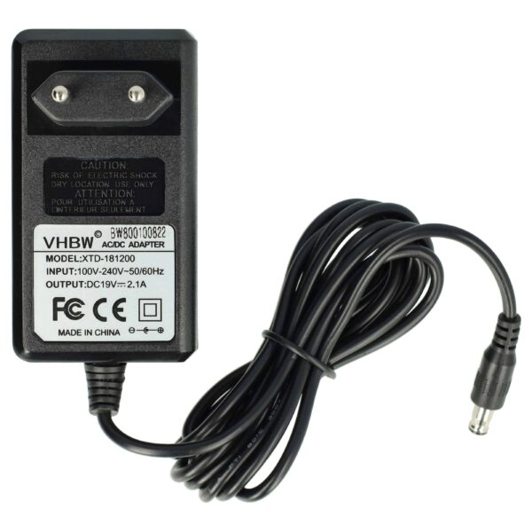 Carregador / Transformador para Portátil vhbw Samsung AD-4019R / AD-4019 / AD-4019S 40W 120cm