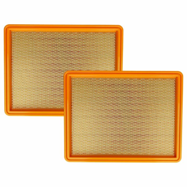 2x Filtro plissado plano vhbw substitui Kärcher 5.731-020.0 para Aspirador Würth